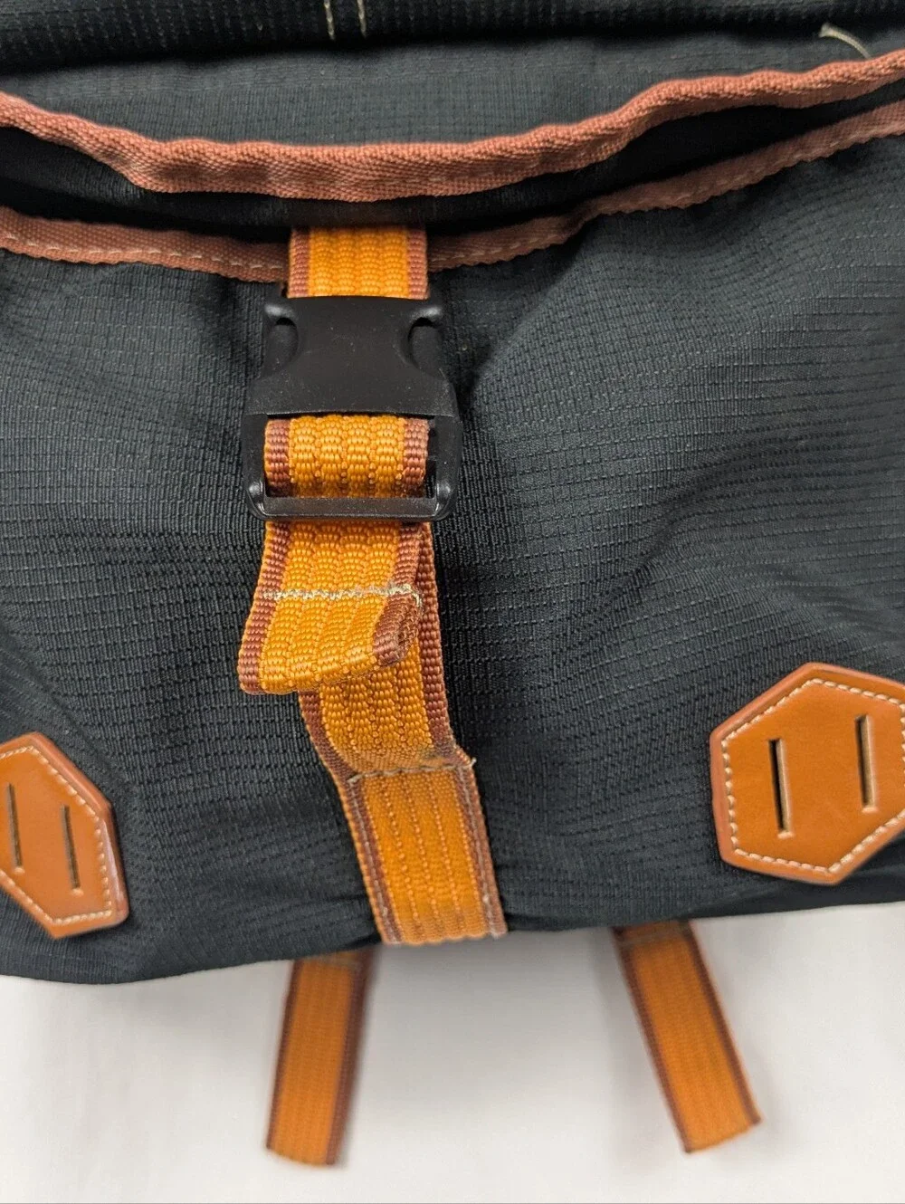 Timberland Backpack Laptop Bag Black/Orange